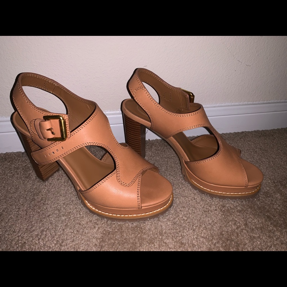 Brooke Block Heel Sandal with Buckle
